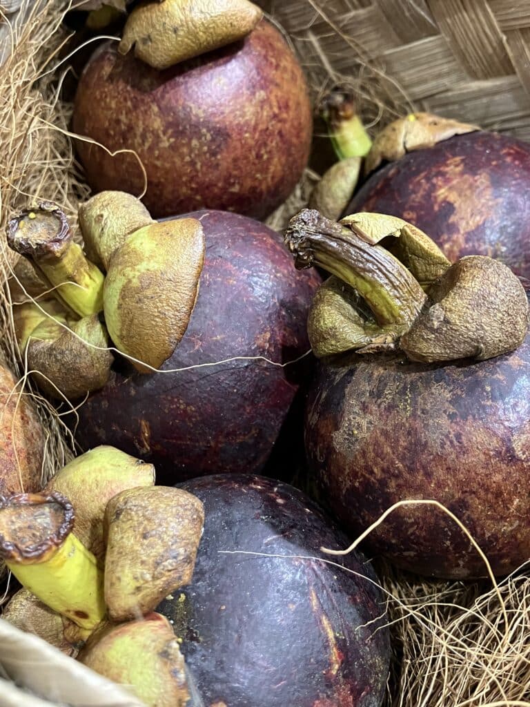 Originalité et surprise gustatives s'ajoutent à notre gamme de fruits exotiques avec la grenadille et le mangoustan !